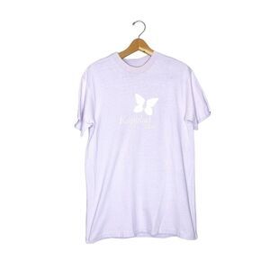 Vintage L Large Single Stitch T-Shirt Kapalua Maui Hawaii Hanes Beefy-T Purple
